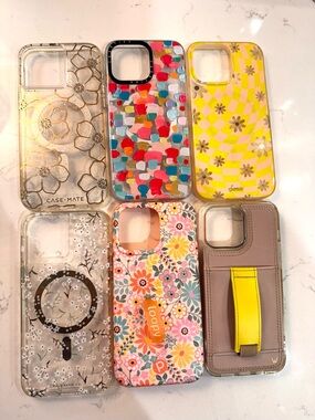 CASE•MATE & CASETIFY, etc Assorted Floral and Patterned iPhone 15 PRO MAX Cases